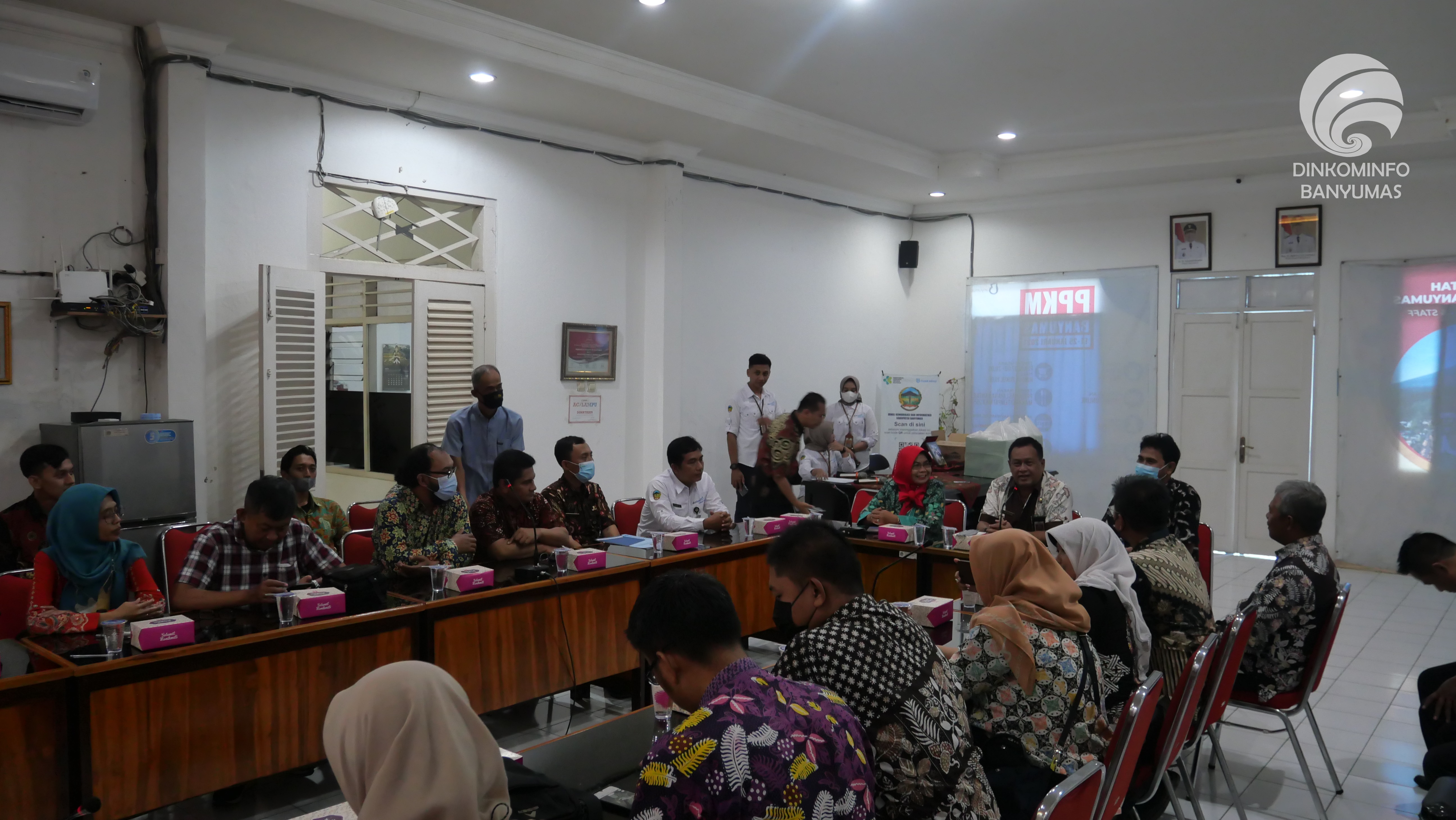 Penerimaan Kunjungan Kerja dari Dinkominfo Kabupaten Sleman