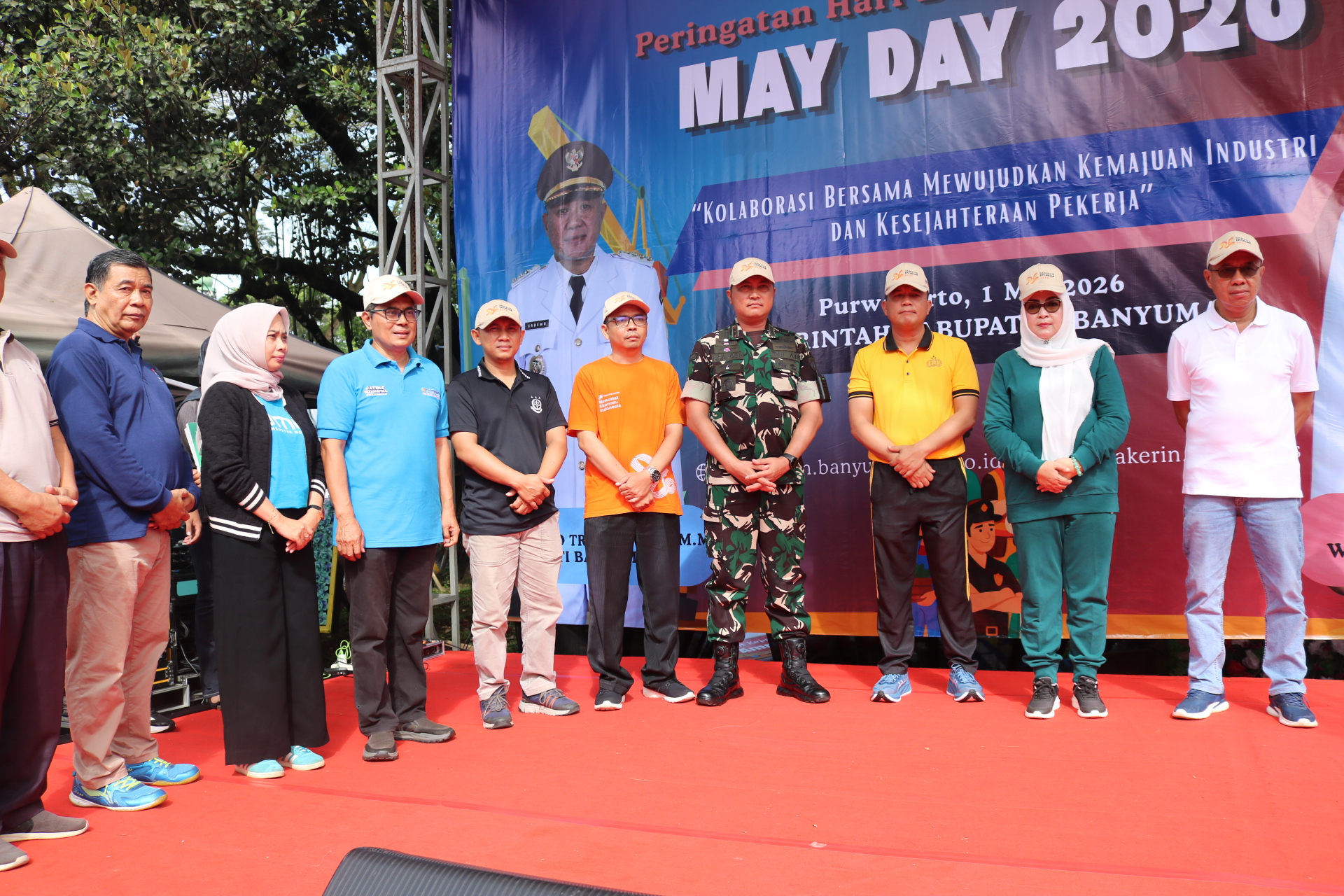 Peringati May Day, Pemkab Banyumas Luncurkan Program Salin Aslimas untuk Pekerja Rentan