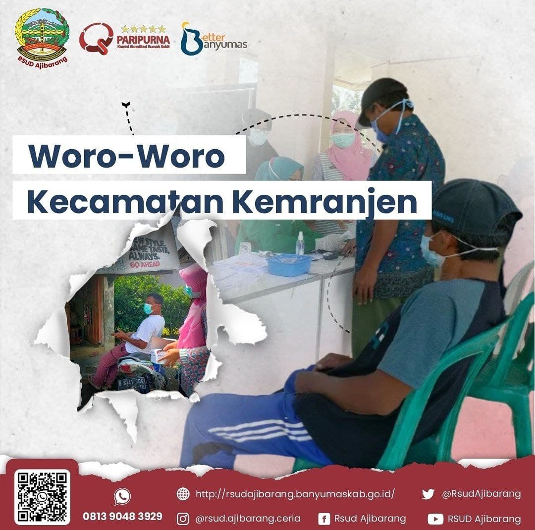 RSUD AJIBARANG WORO-WORO PENCEGAHAN COVID-19 KECAMATAN KEMRANJEN