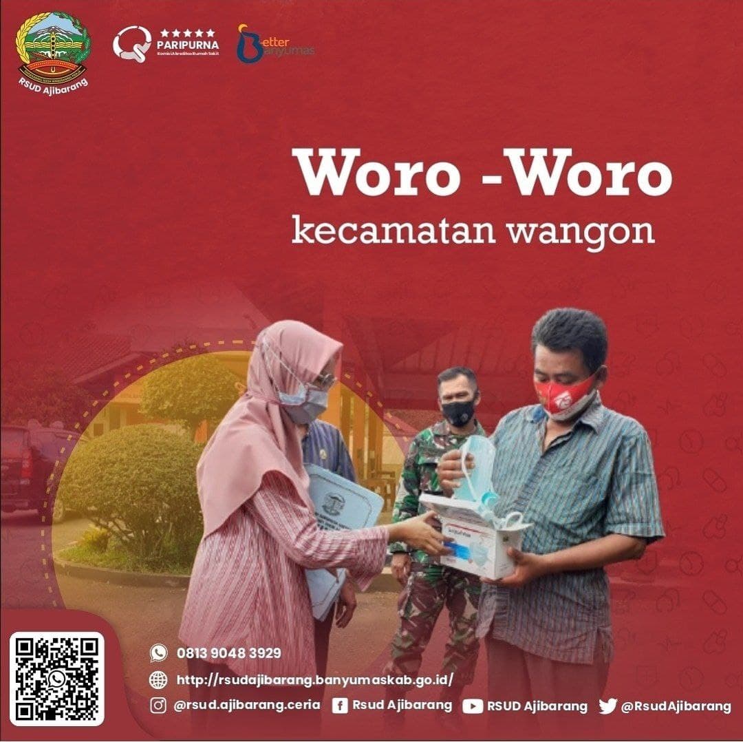 RSUD AJIBARANG WORO-WORO PENCEGAHAN COVID-19 KECAMATAN WANGON