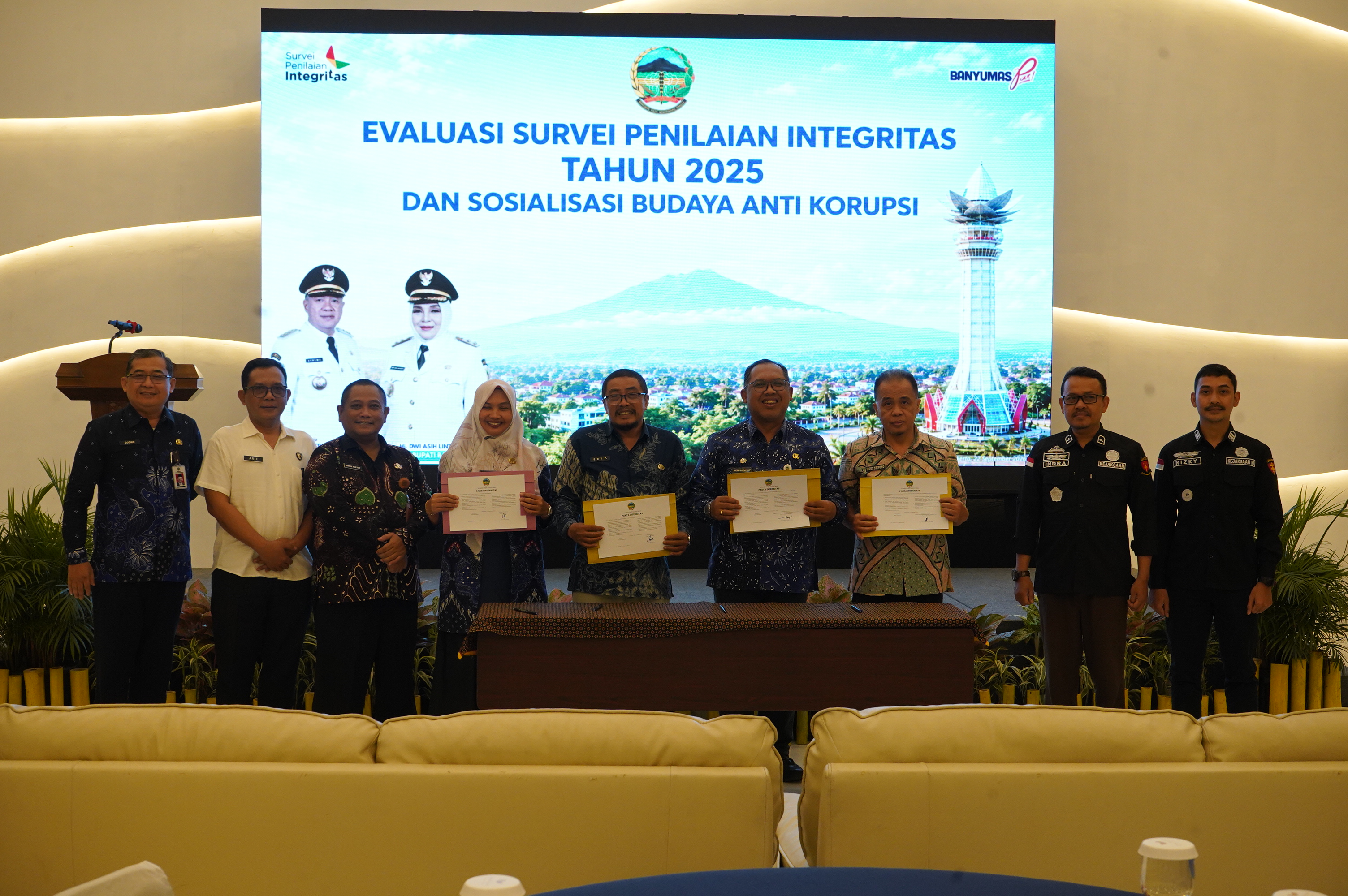 Evaluasi SPI 2025 dan Sosialisasi Budaya Antikorupsi, Banyumas Perkuat Komitmen Integritas