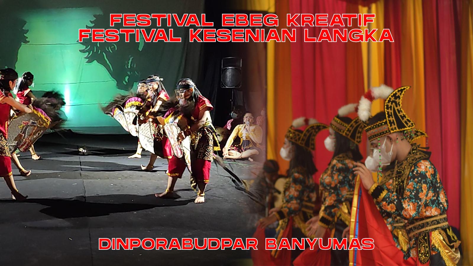 Dinporabudpar Banyumas Gelar Festival Ebeg dan Kesenian Langka Secara Virtual