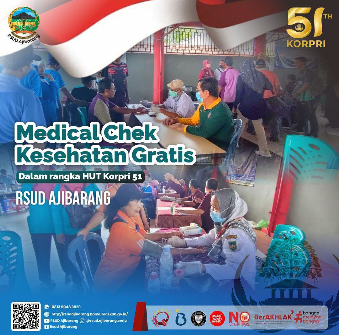 MEDICAL CHEK KESEHATAN GRATIS DALAM RANGKA HUT KORPRI 51