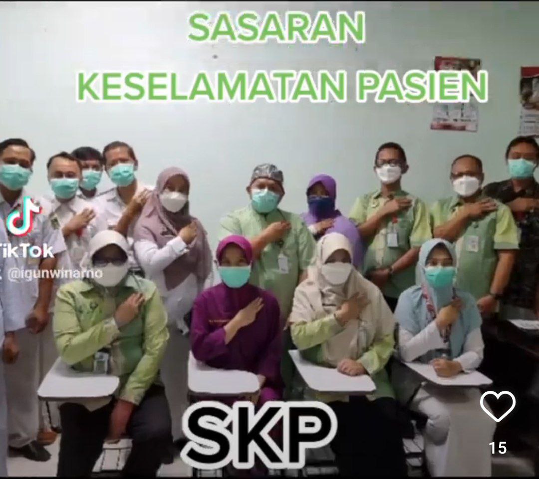 SOSIALISASI POKJA SASARAN KESELAMATAN PASIEN (SKP)