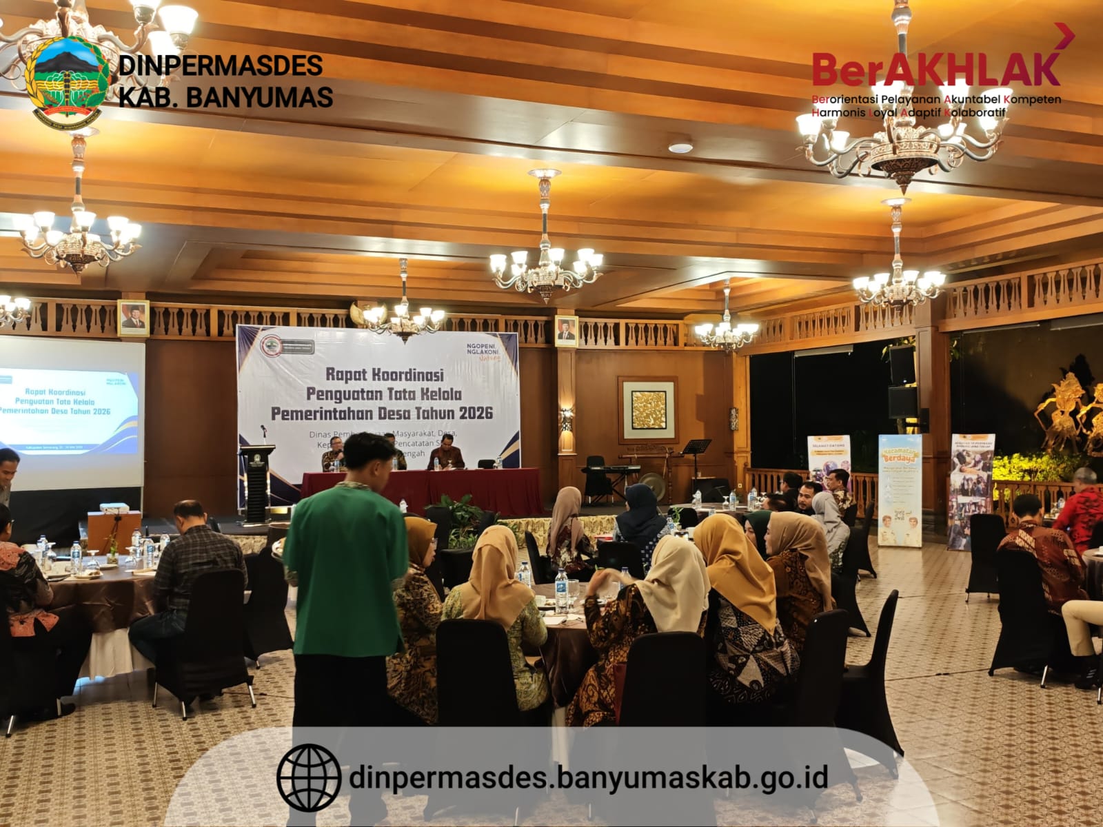 Dinpermasdes Kabupaten Banyumas Hadiri Rakor Penguatan Tata Kelola Pemerintahan Desa di Jawa Tengah