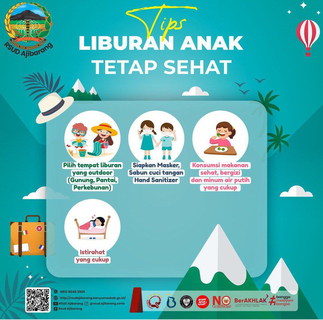 TIPS LIBURAN ANAK TETAP SEHAT