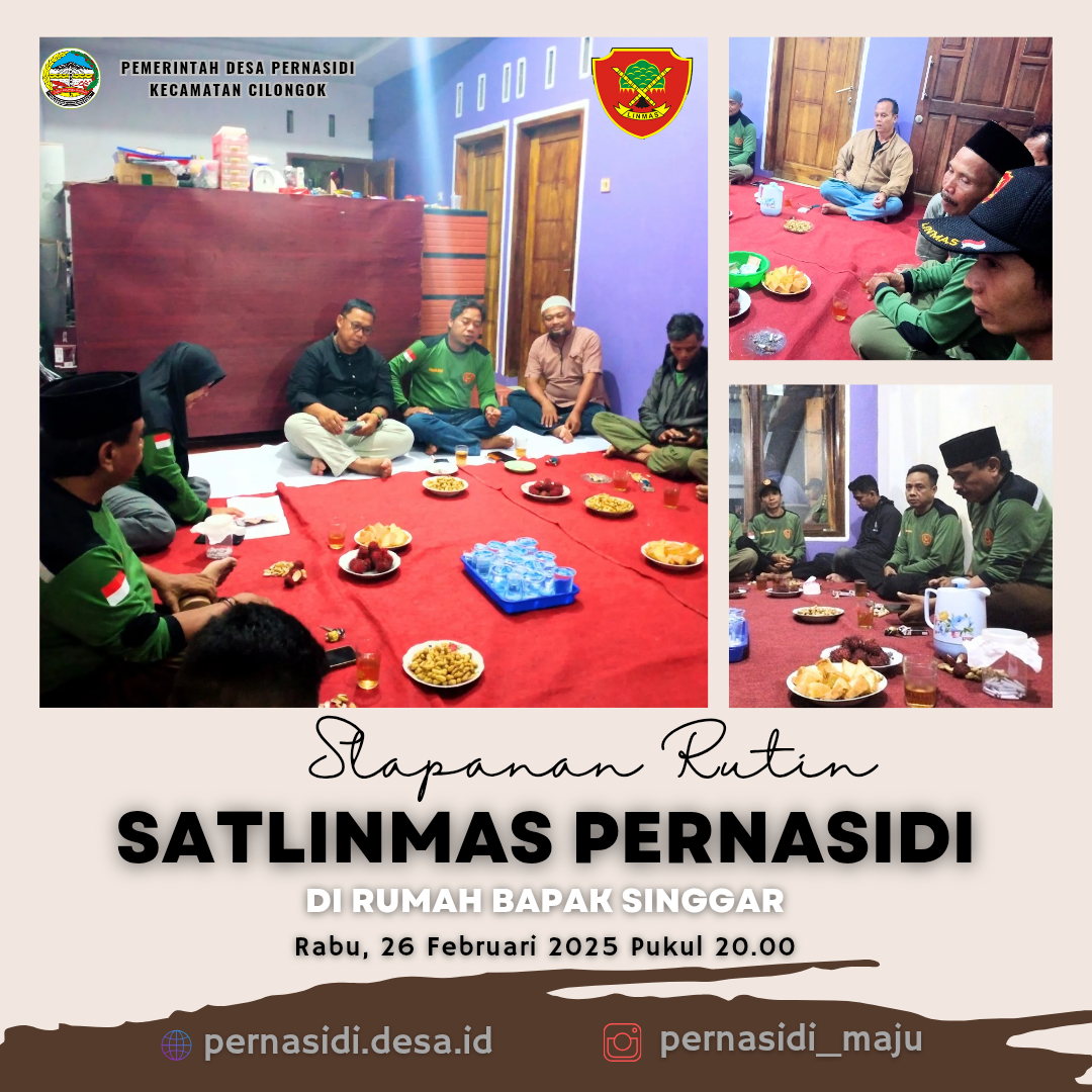 Kumpul Bareng Satlinmas Pernasidi