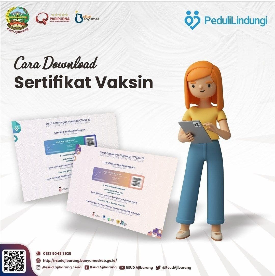 CARA DOWNLOAD SERTIFIKAT VAKSIN