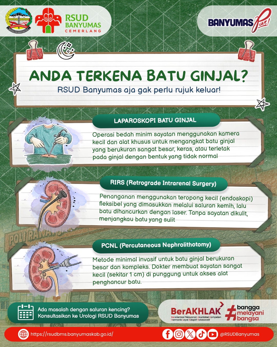 Anda Terkena Batu Ginjal, Tidak Perlu Rujuk Lagi Keluar Daerah