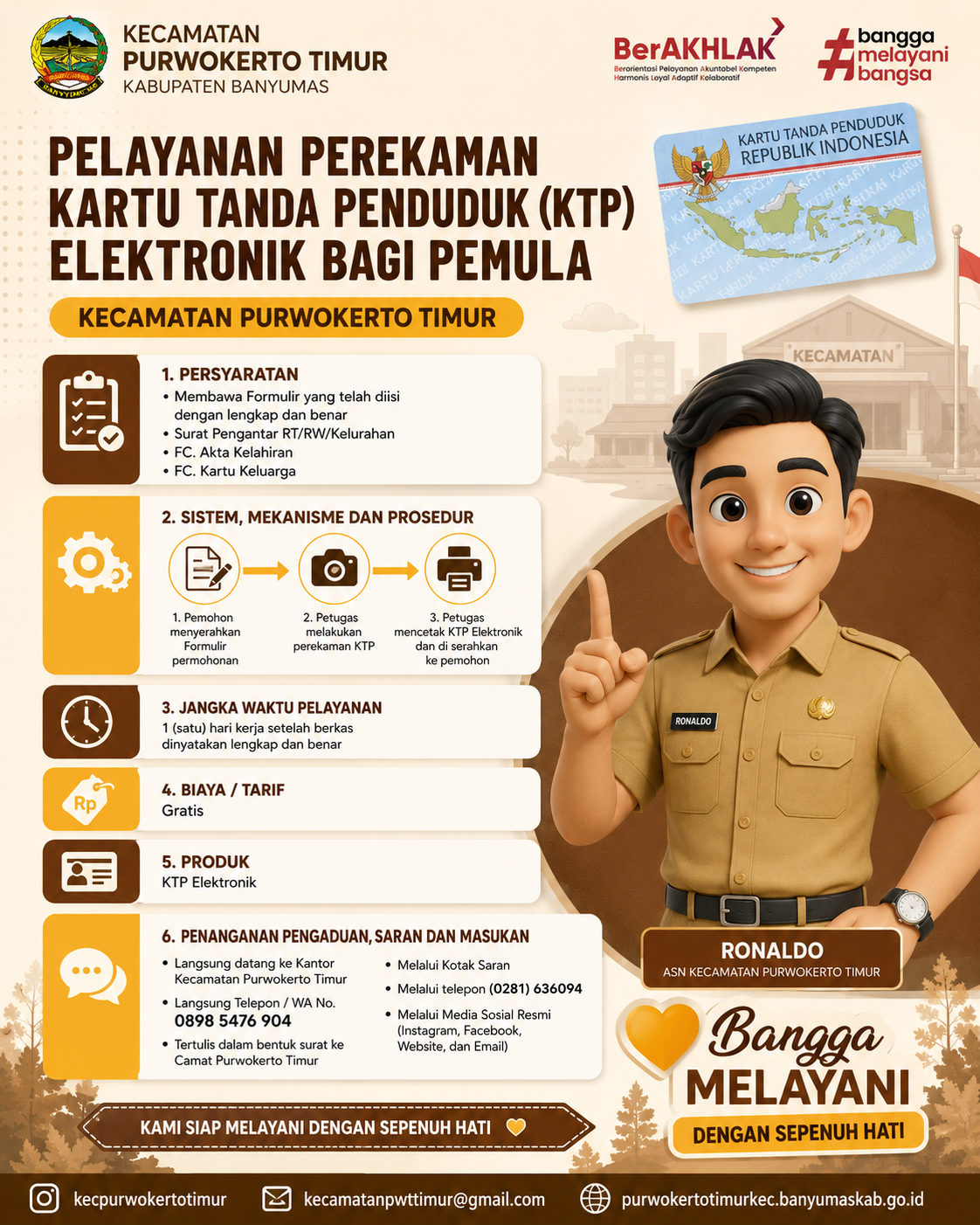 🪪 PELAYANAN PEREKAMAN KARTU TANDA PENDUDUK ELEKTRONIK (KTP-el)