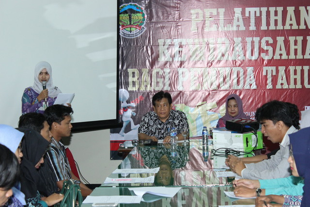 Pelatihan Kewirausahaan bagi Pemuda tahun 2016