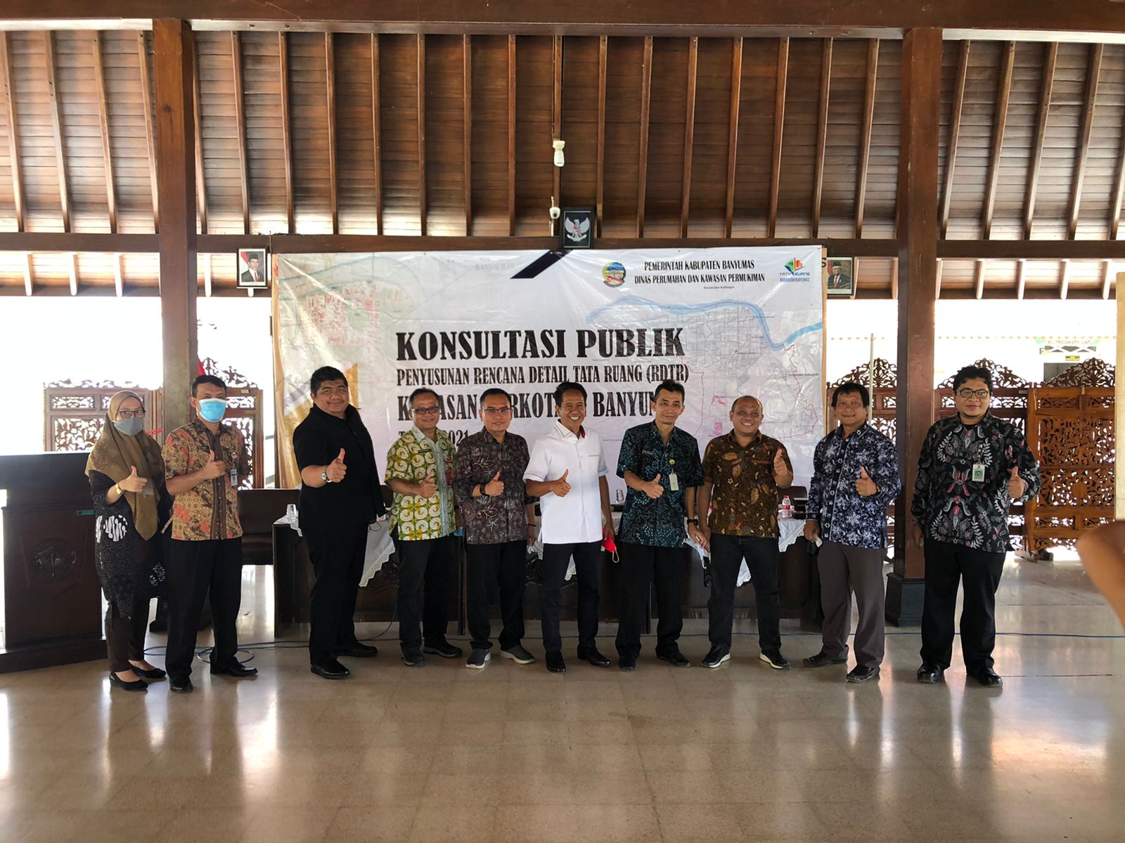 Konsultasi Publik Penyusunan Rencana Detail Tata Ruang (RDTR) Kawasan Perkotaan Banyumas Tahun 2021 