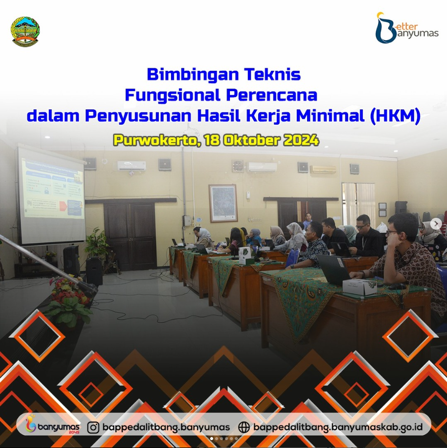 BIMBINGAN TEKNIS FUNGSIONAL PERENCANA DALAM PENYUSUNAN HASIL KERJA MINIMAL (HKM)