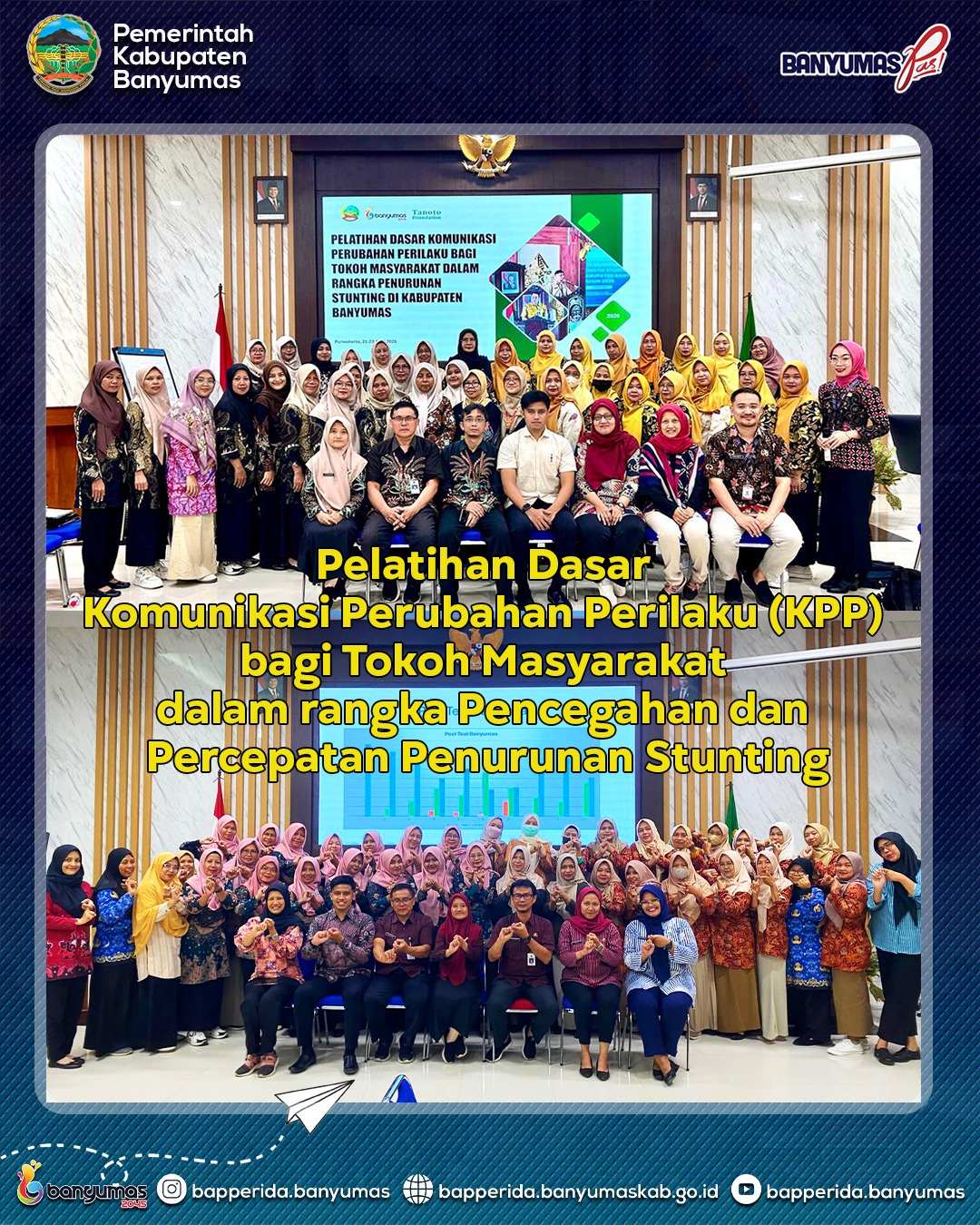 PELATIHAN DASAR KOMUNIKASI PERUBAHAN PERILAKU (KKP) BAGI TOKOH MASYARAKAT DALAM RANGKA PENCEGAHAN DAN PERCEPATAN PENURUNAN STUNTING