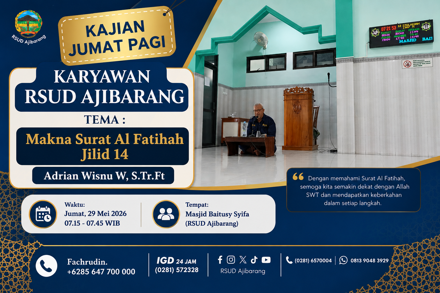 RSUD Ajibarang Gelar kajian Jum