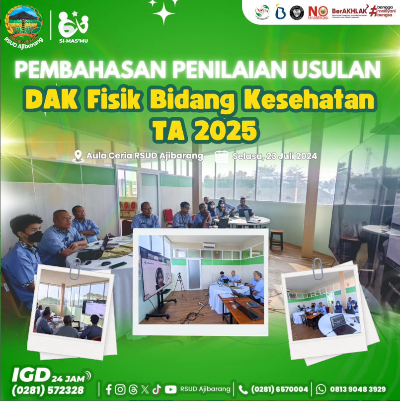 RSUD Ajibarang Bahas Usulan DAK Fisik Bidang Kesehatan TA 2025: Langkah Strategis Demi Pelayanan Prima