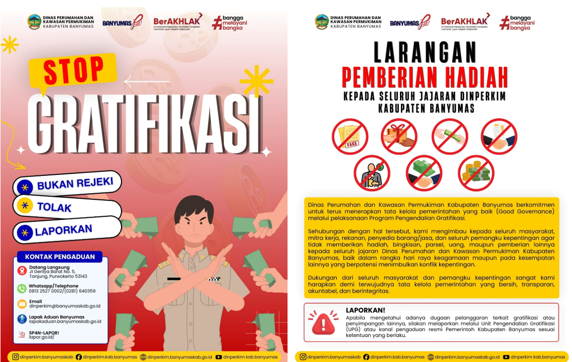 KOMITMEN TEGAS: STOP GRATIFIKASI