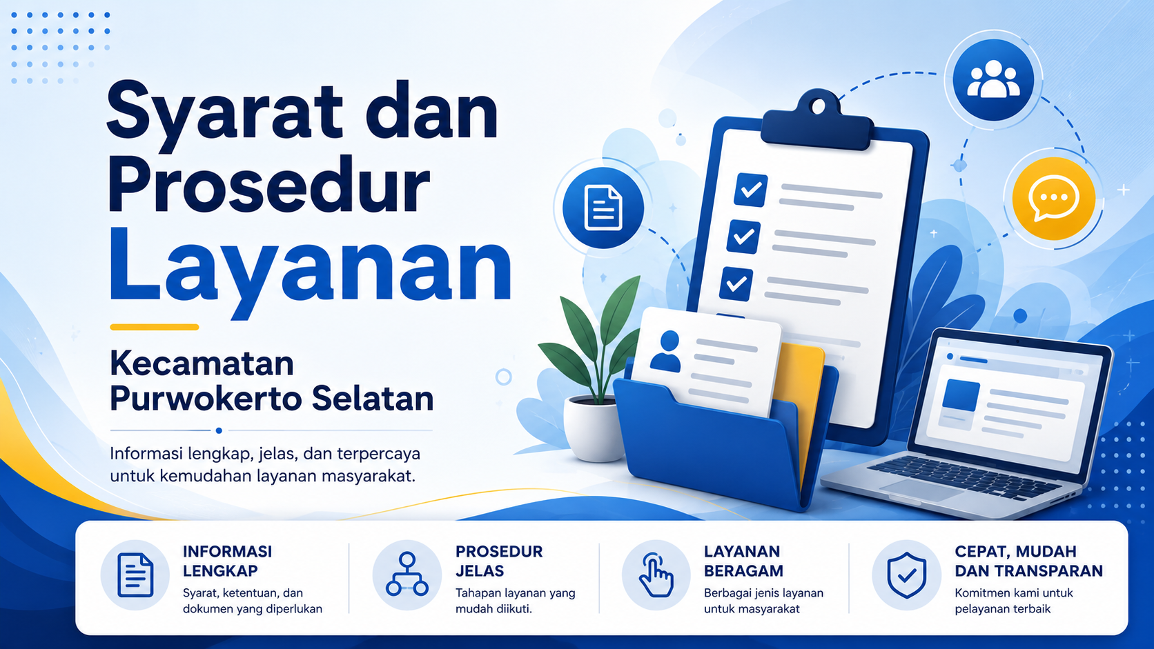 Syarat dan Prosedur Layanan Kecamatan Purwokerto Selatan