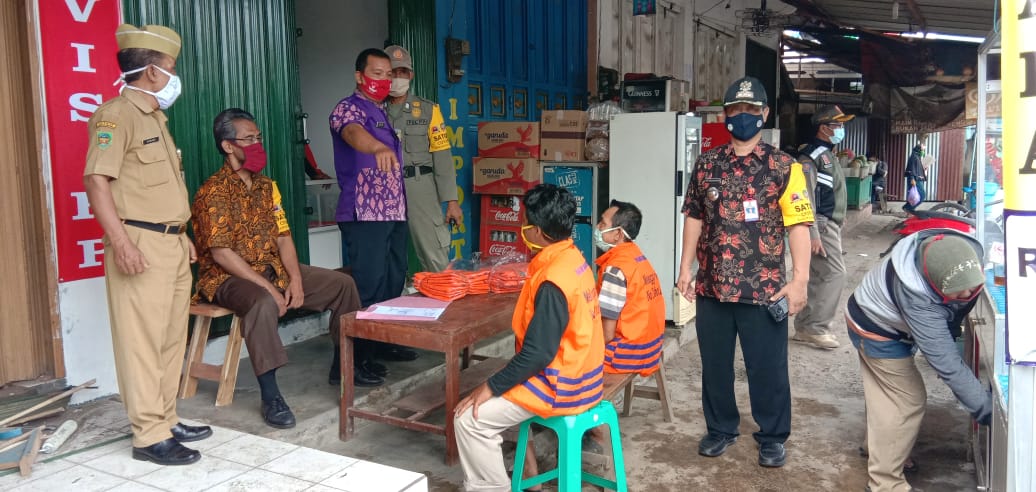 OPERASI PRO YUSTISI PENGGUNAAN MASKER DI KECAMATAN RAWALO