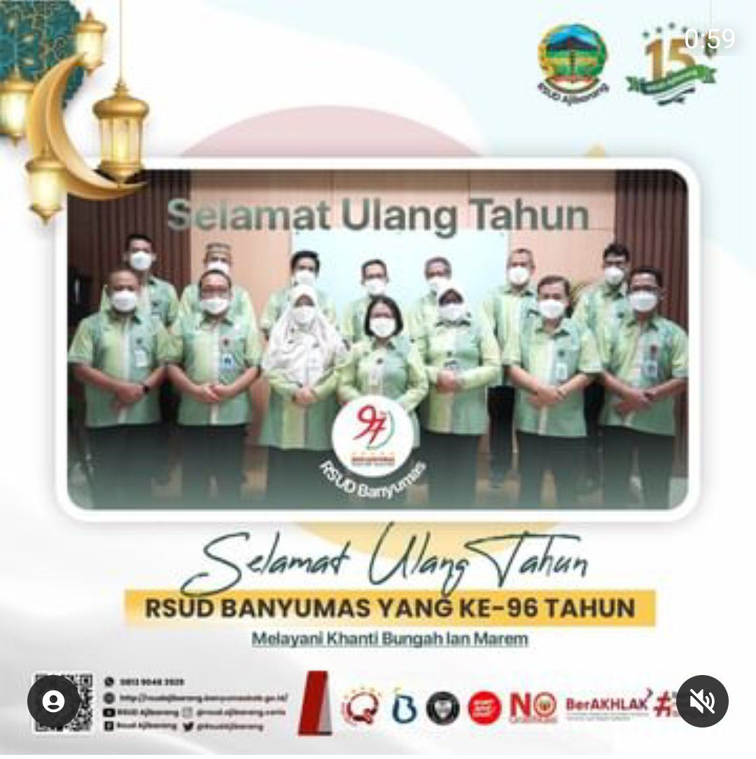 SELAMAT ULANG TAHUN RSUD BANYUMAS YANG KE 97