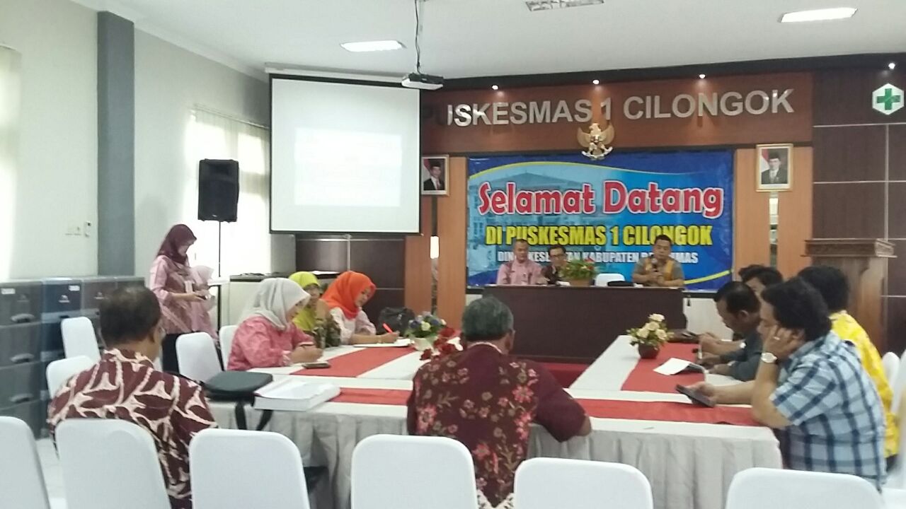 Kunjungan Kaji Banding Pengelolaan BLUD dari Komisi B DPRD Kabupaten Kebumen Ke Puskesmas I Cilongok, Dinas Kesehatan Kabupaten Banyumas