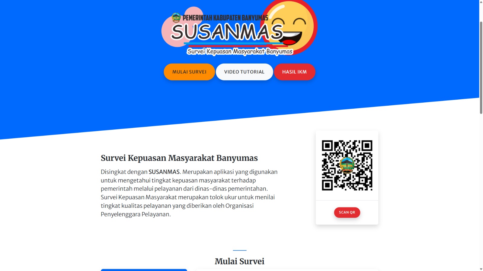 HASIL SURVEY KEPUASAN MASYARAKAT
