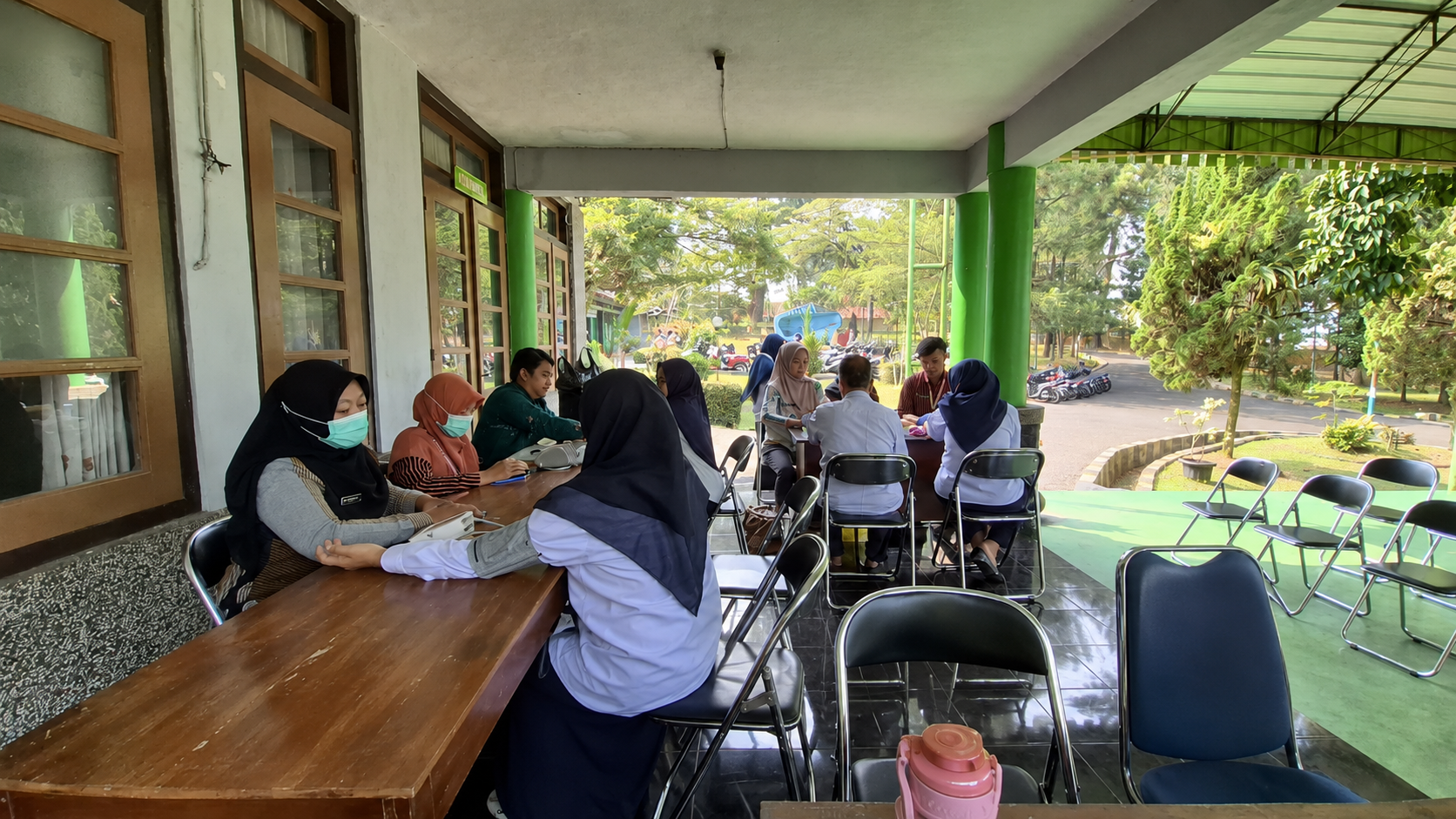 Pemeriksaan Cek Kesehatan Gratis dengan Sasaran Karyawan Kampus VII Poltekkes Kemenkes Semarang