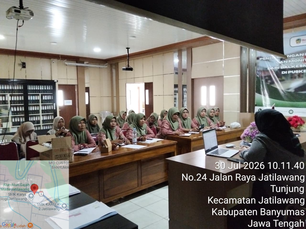 Pertemuan Rakor Kader Puskesmas Jatilawang