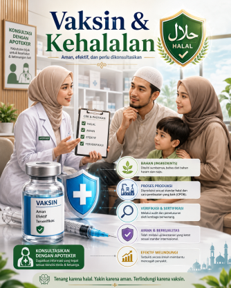 VAKSIN DENGAN BAHAN ATAU PROSES PRODUKSI YANG DIPERSOALKAN KEHALALANNYA