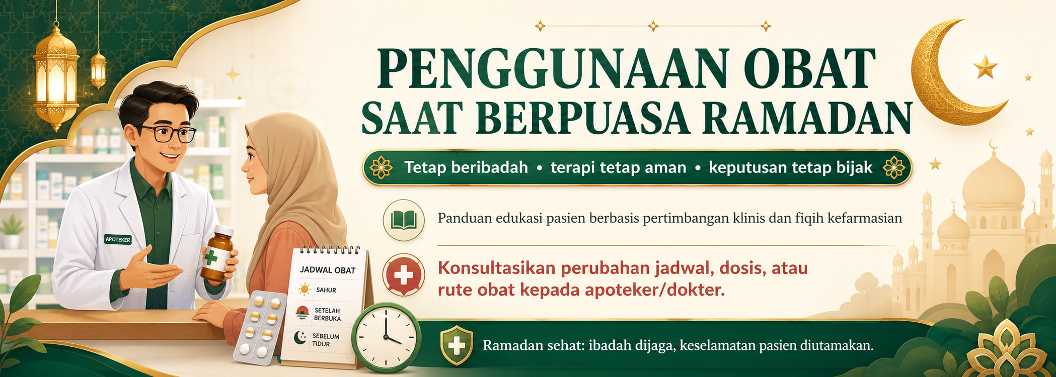 PENGGUNAAN OBAT SAAT BERPUASA RAMADAN