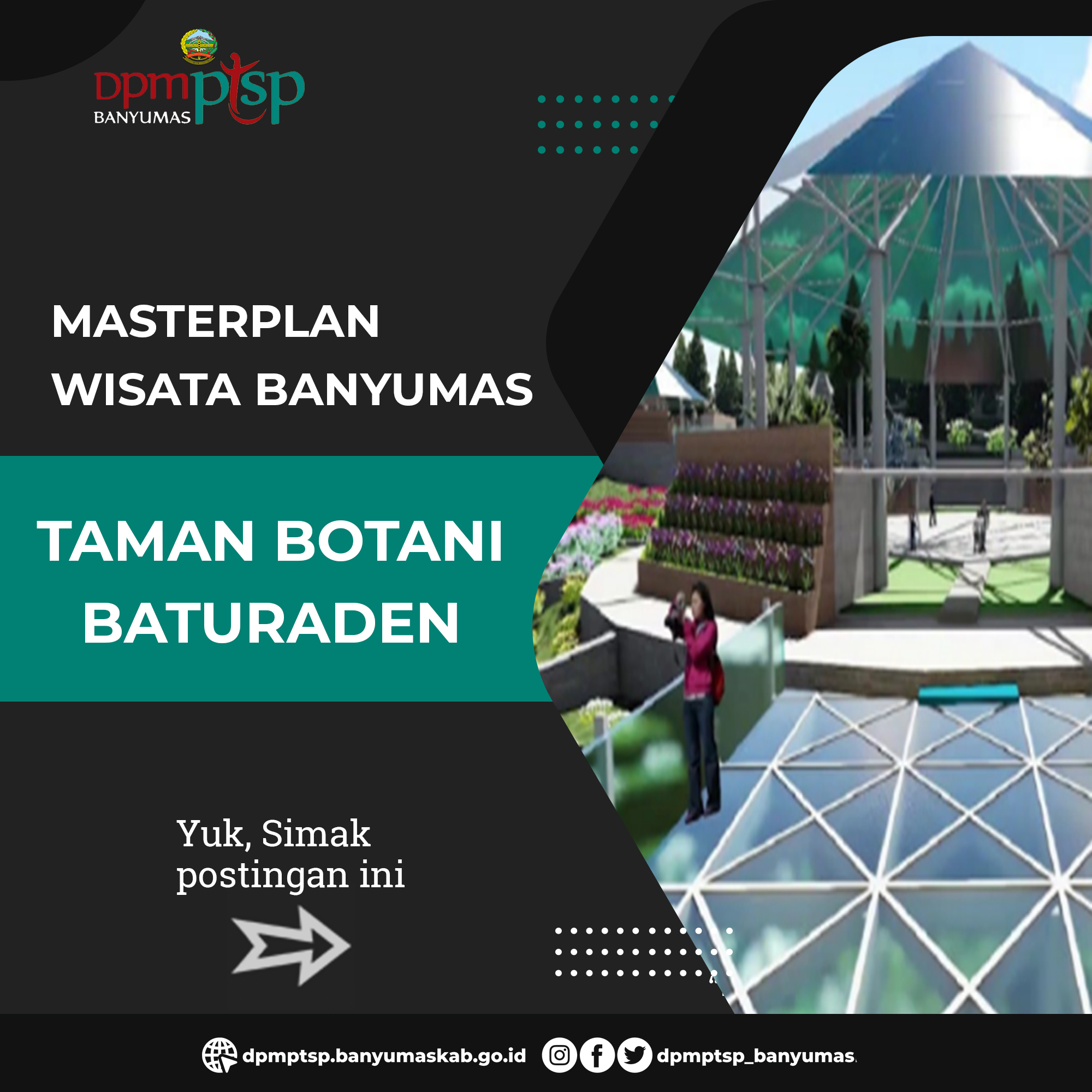 Masterplan Wisata Banyumas Taman Botani Baturaden