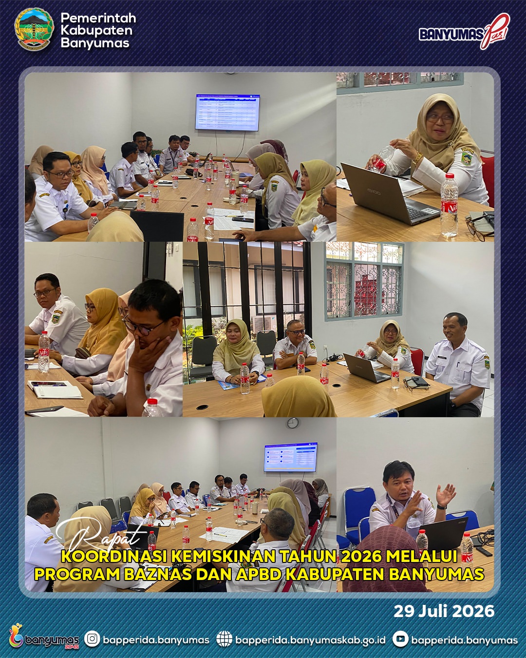 RAPAT KOORDINASI KEMISKINAN TAHUN 2026 MELALUI PROGRAM BAZNAS DAN APBD KABUPATEN BANYUMAS