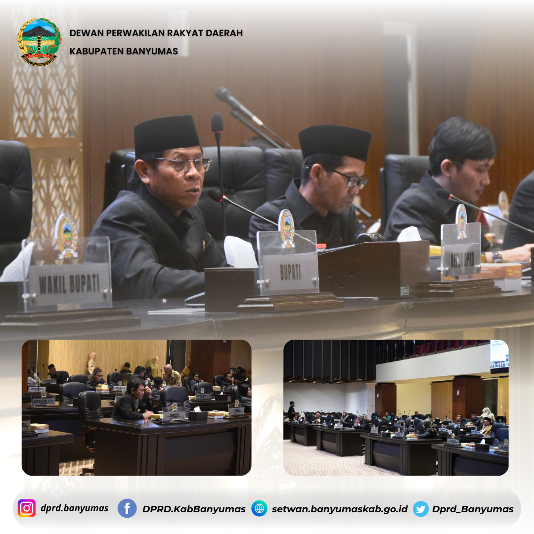 Rapat Paripurna Perubahan Jadwal Masa Sidang dan Pengumuman Penetapan Pasangan Calon Bupati dan Wakil Bupati Banyumas